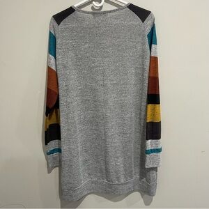 Harhay cotton long tunic pullover womans XXL weekend wear athleisure